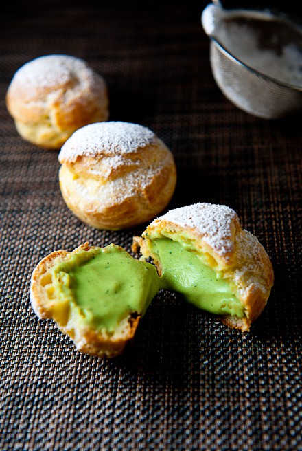 Japamiam 08 - Choux à la crème au Matcha